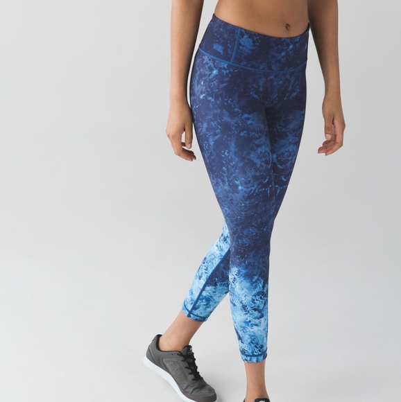 lululemon athletica Pants - Lululemon Deep Sea Speed Wunder Tight 4